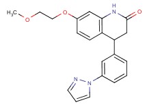7-(2-methoxyethoxy)-4-[3-(1H-pyrazol-1-yl)phenyl]-3,4-dihydroquinolin-2(1H)-one