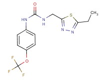 N-[(5-ethyl-1,3,4-thiadiazol-2-yl)methyl]-N'-[4-(trifluoromethoxy)phenyl]urea