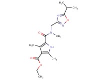 ethyl 5-{[[(5-isopropyl-1,2,4-oxadiazol-3-yl)methyl](methyl)amino]carbonyl}-2,4-dimethyl-1H-pyrrole-3-carboxylate