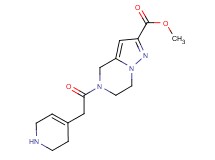 methyl 5-(1,2,3,6-tetrahydropyridin-4-ylacetyl)-4,5,6,7-tetrahydropyrazolo[1,5-a]pyrazine-2-carboxylate