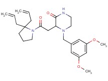 3-[2-(2,2-diallyl-1-pyrrolidinyl)-2-oxoethyl]-4-(3,5-dimethoxybenzyl)-2-piperazinone