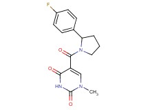5-{[2-(4-fluorophenyl)pyrrolidin-1-yl]carbonyl}-1-methylpyrimidine-2,4(1H,3H)-dione