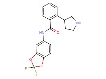 N-(2,2-difluoro-1,3-benzodioxol-5-yl)-2-(3-pyrrolidinyl)benzamide