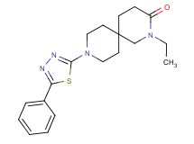 2-ethyl-9-(5-phenyl-1,3,4-thiadiazol-2-yl)-2,9-diazaspiro[5.5]undecan-3-one