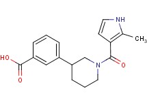 3-{1-[(2-methyl-1H-pyrrol-3-yl)carbonyl]piperidin-3-yl}benzoic acid