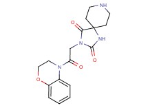 3-[2-(2,3-dihydro-4H-1,4-benzoxazin-4-yl)-2-oxoethyl]-1,3,8-triazaspiro[4.5]decane-2,4-dione