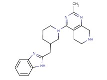 4-[3-(1H-benzimidazol-2-ylmethyl)piperidin-1-yl]-2-methyl-5,6,7,8-tetrahydropyrido[3,4-d]pyrimidine