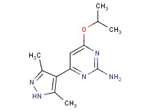 4-(3,5-dimethyl-1H-pyrazol-4-yl)-6-isopropoxypyrimidin-2-amine