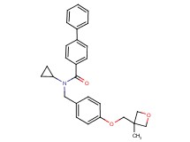 N-cyclopropyl-N-{4-[(3-methyl-3-oxetanyl)methoxy]benzyl}-4-biphenylcarboxamide