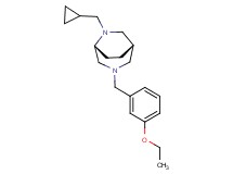 (1S*,5R*)-6-(cyclopropylmethyl)-3-(3-ethoxybenzyl)-3,6-diazabicyclo[3.2.2]nonane