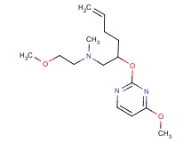 (2-methoxyethyl){2-[(4-methoxypyrimidin-2-yl)oxy]hex-5-en-1-yl}methylamine