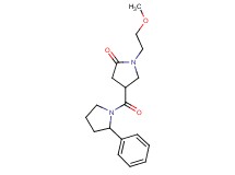 1-(2-methoxyethyl)-4-[(2-phenylpyrrolidin-1-yl)carbonyl]pyrrolidin-2-one