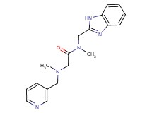 N~1~-(1H-benzimidazol-2-ylmethyl)-N~1~,N~2~-dimethyl-N~2~-(pyridin-3-ylmethyl)glycinamide