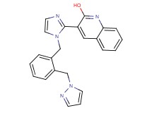 3-{1-[2-(1H-pyrazol-1-ylmethyl)benzyl]-1H-imidazol-2-yl}-2-quinolinol