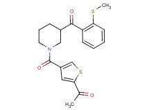 1-[4-({3-[2-(methylthio)benzoyl]-1-piperidinyl}carbonyl)-2-thienyl]ethanone