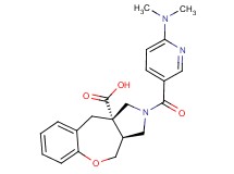 (3aS*,10aS*)-2-{[6-(dimethylamino)pyridin-3-yl]carbonyl}-2,3,3a,4-tetrahydro-1H-[1]benzoxepino[3,4-c]pyrrole-10a(10H)-carboxylic acid