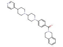 1'-[4-(3,4-dihydro-2(1H)-isoquinolinylcarbonyl)phenyl]-4-(4-pyridinyl)-1,4'-bipiperidine