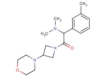 N,N-dimethyl-1-(3-methylphenyl)-2-[3-(4-morpholinyl)-1-azetidinyl]-2-oxoethanamine