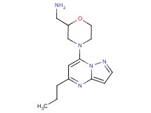 1-[4-(5-propylpyrazolo[1,5-a]pyrimidin-7-yl)-2-morpholinyl]methanamine