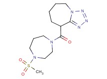 9-{[4-(methylsulfonyl)-1,4-diazepan-1-yl]carbonyl}-6,7,8,9-tetrahydro-5H-tetrazolo[1,5-a]azepine