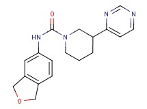 N-(1,3-dihydro-2-benzofuran-5-yl)-3-pyrimidin-4-ylpiperidine-1-carboxamide