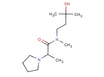 N-(3-hydroxy-3-methylbutyl)-N-methyl-2-pyrrolidin-1-ylpropanamide