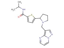 N-isopropyl-5-[1-(pyrazolo[1,5-a]pyrimidin-3-ylmethyl)-2-pyrrolidinyl]-2-thiophenecarboxamide