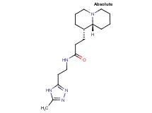 N-[2-(5-methyl-4H-1,2,4-triazol-3-yl)ethyl]-3-[(1S,9aR)-octahydro-2H-quinolizin-1-yl]propanamide