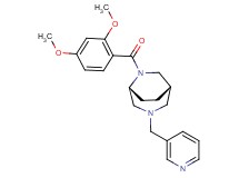 (1S*,5R*)-6-(2,4-dimethoxybenzoyl)-3-(pyridin-3-ylmethyl)-3,6-diazabicyclo[3.2.2]nonane