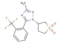1-(1,1-dioxidotetrahydro-3-thienyl)-3-methyl-5-[2-(trifluoromethyl)phenyl]-1H-1,2,4-triazole