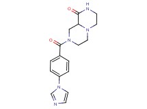 8-[4-(1H-imidazol-1-yl)benzoyl]hexahydro-2H-pyrazino[1,2-a]pyrazin-1(6H)-one