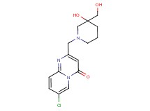 7-chloro-2-{[3-hydroxy-3-(hydroxymethyl)-1-piperidinyl]methyl}-4H-pyrido[1,2-a]pyrimidin-4-one