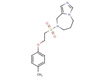 8-{[2-(4-methylphenoxy)ethyl]sulfonyl}-6,7,8,9-tetrahydro-5H-imidazo[1,5-a][1,4]diazepine