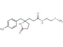 3-[2-(4-methylbenzyl)-5-oxo-2-pyrrolidinyl]-N-[2-(methylthio)ethyl]propanamide