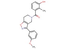 3-{[3-(3-methoxyphenyl)-6,7-dihydroisoxazolo[4,5-c]pyridin-5(4H)-yl]carbonyl}-2-methylphenol