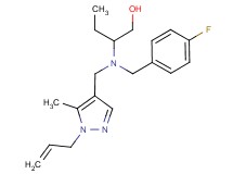 2-[[(1-allyl-5-methyl-1H-pyrazol-4-yl)methyl](4-fluorobenzyl)amino]butan-1-ol