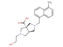 (3aS*,6aS*)-2-(2-hydroxyethyl)-5-[(5-methyl-1-naphthyl)methyl]hexahydropyrrolo[3,4-c]pyrrole-3a(1H)-carboxylic acid