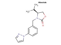 (4S)-4-isopropyl-3-[3-(1H-pyrazol-1-yl)benzyl]-1,3-oxazolidin-2-one