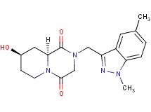 (8R*,9aS*)-2-[(1,5-dimethyl-1H-indazol-3-yl)methyl]-8-hydroxytetrahydro-2H-pyrido[1,2-a]pyrazine-1,4(3H,6H)-dione