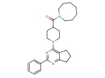 4-[4-(1-azocanylcarbonyl)-1-piperidinyl]-2-phenyl-6,7-dihydro-5H-cyclopenta[d]pyrimidine