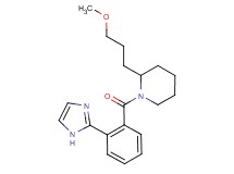 1-[2-(1H-imidazol-2-yl)benzoyl]-2-(3-methoxypropyl)piperidine