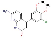7-amino-4-(3-chloro-4,5-dimethoxyphenyl)-3,4-dihydro-1,8-naphthyridin-2(1H)-one