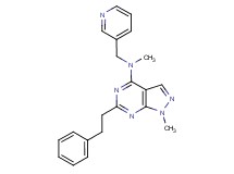 N,1-dimethyl-6-(2-phenylethyl)-N-(3-pyridinylmethyl)-1H-pyrazolo[3,4-d]pyrimidin-4-amine
