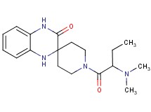 1-[2-(dimethylamino)butanoyl]-1',4'-dihydro-3'H-spiro[piperidine-4,2'-quinoxalin]-3'-one