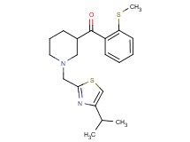 {1-[(4-isopropyl-1,3-thiazol-2-yl)methyl]-3-piperidinyl}[2-(methylthio)phenyl]methanone