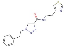 1-(2-phenylethyl)-N-[2-(1,3-thiazol-4-yl)ethyl]-1H-1,2,3-triazole-4-carboxamide