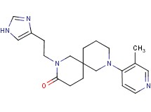 2-[2-(1H-imidazol-4-yl)ethyl]-8-(3-methyl-4-pyridinyl)-2,8-diazaspiro[5.5]undecan-3-one