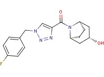 (3-endo)-8-{[1-(4-fluorobenzyl)-1H-1,2,3-triazol-4-yl]carbonyl}-8-azabicyclo[3.2.1]octan-3-ol