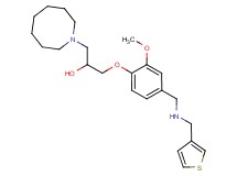 1-(1-azocanyl)-3-(2-methoxy-4-{[(3-thienylmethyl)amino]methyl}phenoxy)-2-propanol