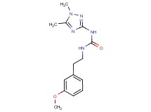N-(1,5-dimethyl-1H-1,2,4-triazol-3-yl)-N'-[2-(3-methoxyphenyl)ethyl]urea